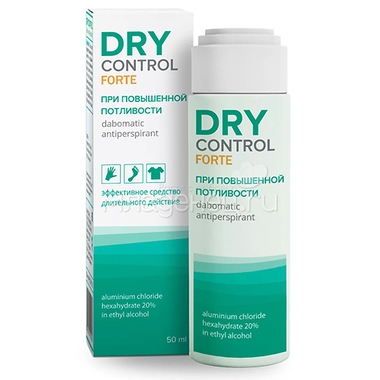 Дезодорант-дабоматик Dry Control от обильного потоотделения 20% 50 мл 0