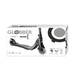 Самокат Y-SCOO Globber My Too Fix UP 125 Black/Grey