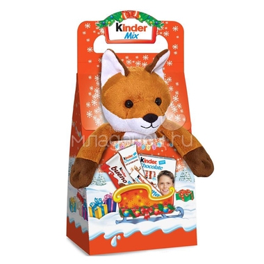 Набор подарочный Kinder МИКС с плюшевой игрушкой 137,5 гр 6