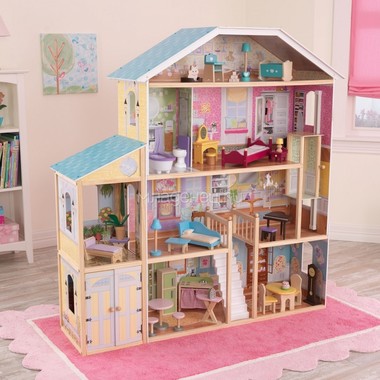 Кукольный домик KidKraft Великолепный Особняк Majestic Mansion с мебелью 1