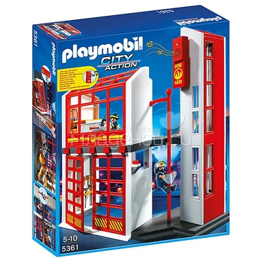 Игровой набор Playmobil Пожарная станция с сигнализацией 0