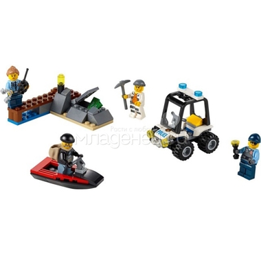 Конструктор LEGO City 60127 Набор для начинающих: Остров-тюрьма 0