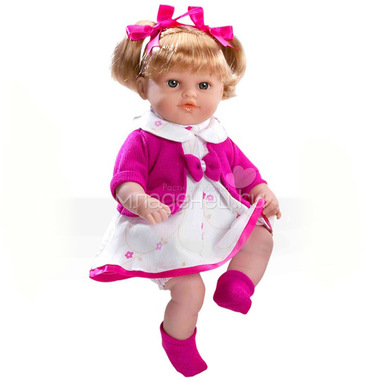 Кукла Arias 33 см Блондинка функциональная в фиолетовой одежке 0