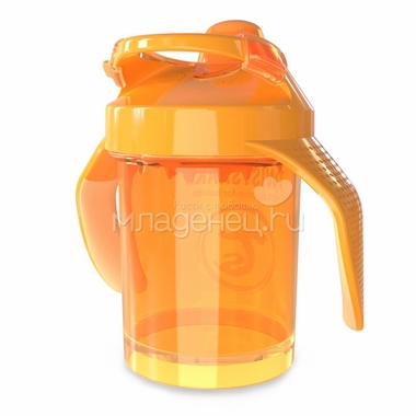 Поильник Twistshake Mini Cup 230 мл (с 4 мес) оранжевый 2