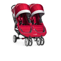 Коляска для двойни Baby Jogger City Mini Double Цвет - Красный с серый