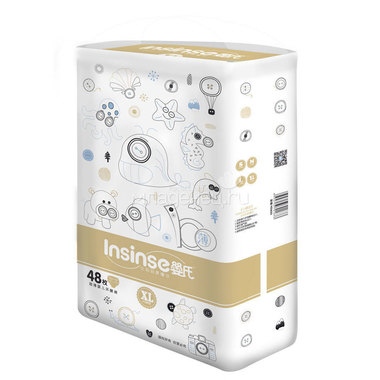 Подгузники Insinse Premium 13+ кг (48 шт) Размер XL 0