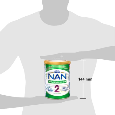Молочная смесь Nestle NAN Premium Кисломолочный 400 гр №2 (с 6 мес) 4