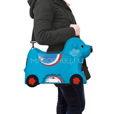 Каталка-чемодан BIG на колесиках Синий 2
