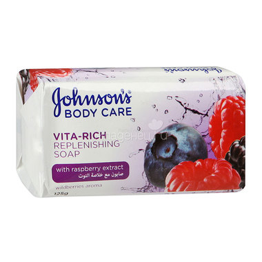Мыло Johnson's Body Care Vita-Rich с экстрактом малины 125 гр 0