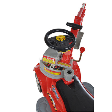 Каталка ToysMax электрическая с пультом Экскаватор Red 1