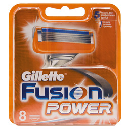 Сменные кассеты для бритья Gillette Fusion Power 8 шт