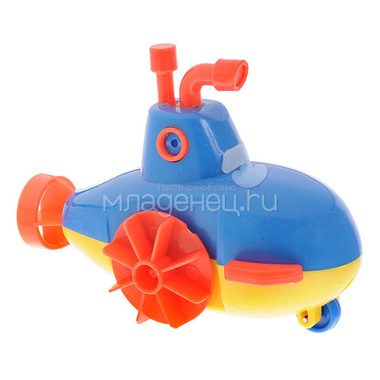 Игрушка для ванны 1Toy Буль-Буль Подводная лодка заводная 2