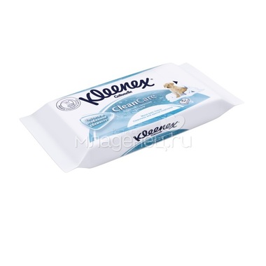 Туалетная бумага влажная Kleenex Clean Care (влажная) запасной блок 42 шт 0