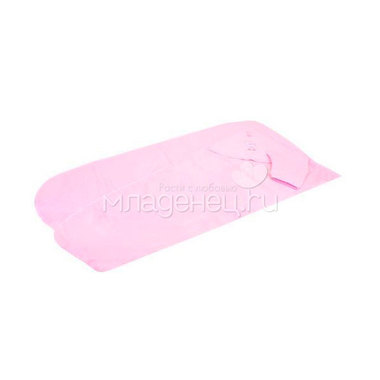 Полотенце-уголок Осьминожка с рукавичкой махровое Розовое 0