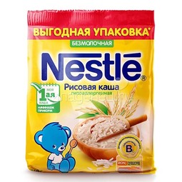 Каша Nestle безмолочная 160 гр Рисовая 1 ступень