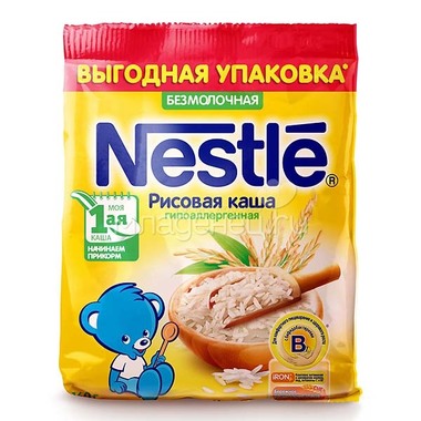 Каша Nestle безмолочная 160 гр Рисовая 1 ступень 0