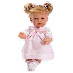 Кукла Arias 28 см Со звуковыми эффектами, в розовом платье