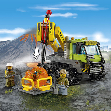 Конструктор LEGO City 60122 Вездеход исследователей вулканов 8