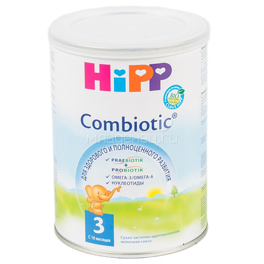 Заменитель Hipp Combiotic 350 гр №3 (с 10 мес) 0