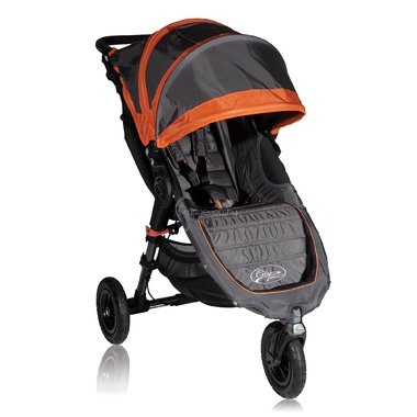Коляска Baby Jogger City Mini GT Single Цвет - Серый с оранжевым 0