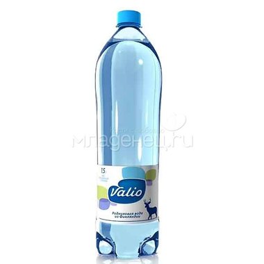 Вода финская родниковая Valio 1, 5 л (с 3 лет) пластик 0