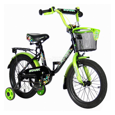Велосипед двухколесный VeloLider 16" Lider Stark 16U-009 Черный/Зеленый 1