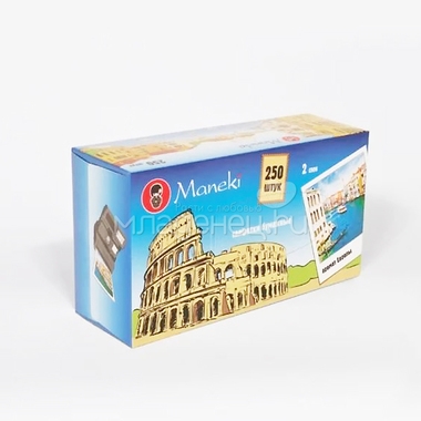 Салфетки бумажные Maneki Dream 2 слоя белые аромат Европы (250 шт в коробке) 4