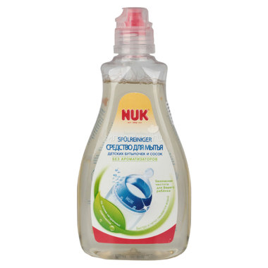 Средство для мытья бутылочек Nuk 380 мл. 0