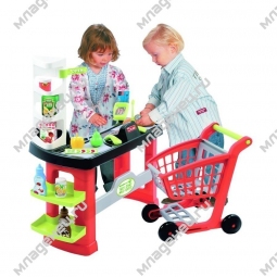 Игровой набор Ecoffier Супермаркет с тележкой