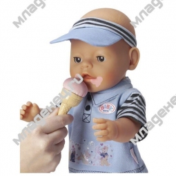 Кукла ZAPF Baby born мальчик Покорми меня (43 см.)