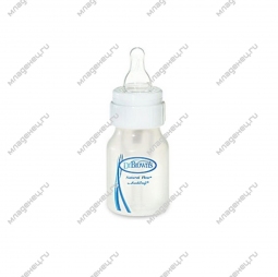 Бутылочка Dr Brown&#039;s Широкое горлышко с силиконовой соской 60 мл С вентиляционной системой (с 0 мес)