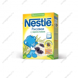 Каша Nestle безмолочная 200 гр Рисовая с черносливом (1 ступень)
