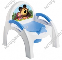 Горшок-стульчик Пластишка Маша и медведь