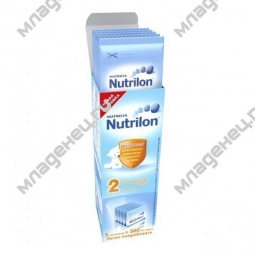 Заменитель Nutricia Nutrilon (саше 5 порционных пакетиков) №2 с 6 мес (73,5 гр)