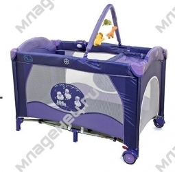 Манеж-кровать Babe Planete Animals Фиолетовый