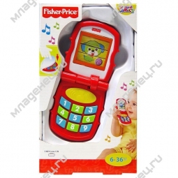 Развивающая игрушка Fisher Price Блестящие основы Телефон с 6 мес.