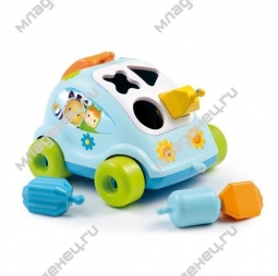 Развивающая игрушка Smoby Автомобиль с фигурками Cotoons с 12 мес.